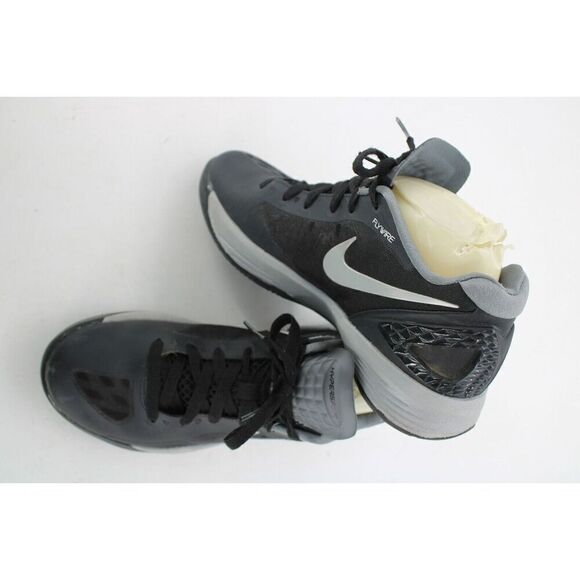Nike Volley Zoom Hyperspike Flywire Women 8 Black Metallic Silver 585763 - Picture 1 of 11
